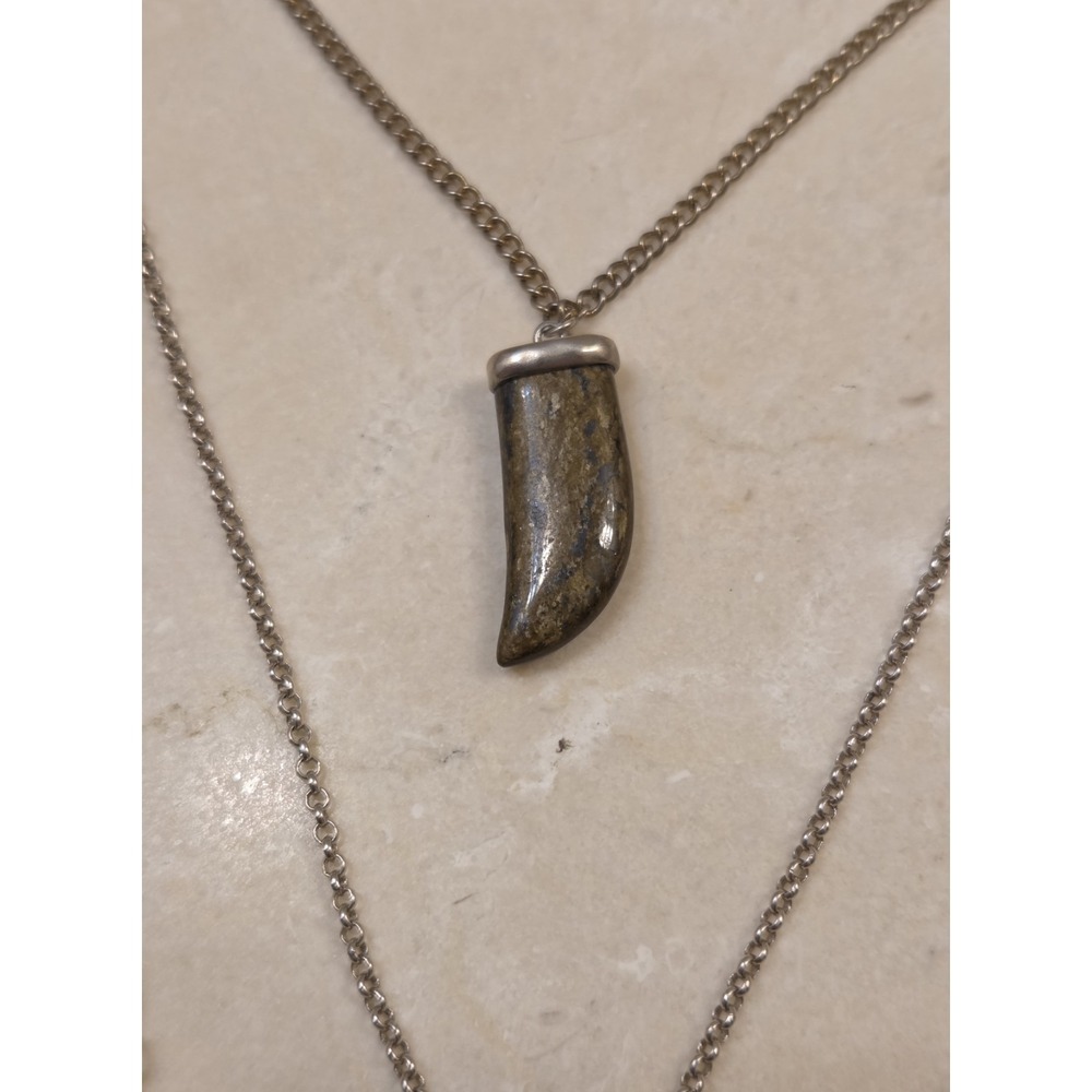 Retired Silpada Mix Master Necklace N3102 18-20" Sterling Silver, Agate, Brass - Picture 6 of 10